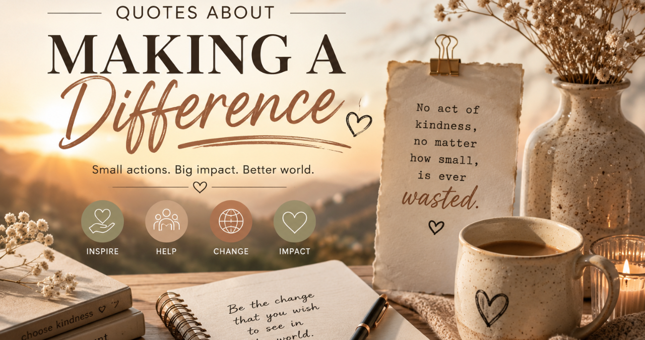 Quotes About Making a Difference
