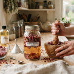 How to Make Rose Oil With Dried Petals